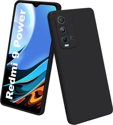 SRT Back Cover for Mi Redmi 9 Power back cover(Black, Matte Finish, Pack of: 1)