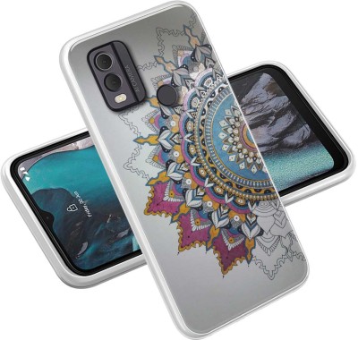 eBoggy Back Cover for Nokia C22(Multicolor, Dual Protection, Silicon, Pack of: 1)