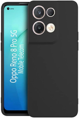 Outlier Back Cover for Oppo Reno 8 Pro 5G(Black, Silicon, Pack of: 1)