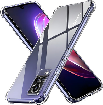 ADI Creations Back Cover for vivo V21 5G(Transparent, Camera Bump Protector, Silicon, Pack of: 1)