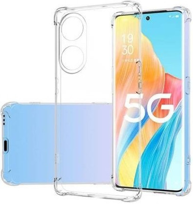 S-Softline Back Cover for Oppo F23 5G, Transparent Soft Silicon TPU Shockproof(Transparent, Pack of: 1)