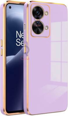 Qcase Back Cover for OnePlus Nord 2T 5G(Purple, Camera Bump Protector, Silicon, Pack of: 1)