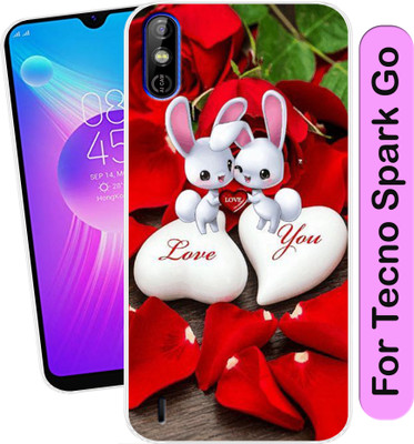 Hostprint Back Cover for Tecno Spark Go(Multicolor, Flexible, Silicon, Pack of: 1)