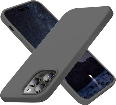 PRYD Back Cover for apple iphone 14 pro max(Brown, Silicon)