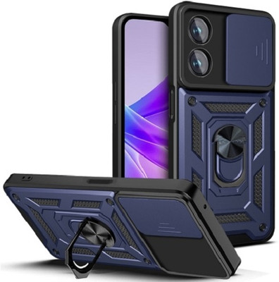 KrKis Back Cover for Oppo A58 5G, Oppo A78 5G(Blue, Shock Proof, Pack of: 1)