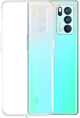 brklcover Back Cover for OPPO Reno6 5G(Transparent, Camera Bump Protector, Pack of: 1)