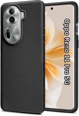 Casekoo - IN CASEKOO IN LOVE Back Cover for Oppo Reno 11 Pro 5G(Black, Grip Case, Silicon, Pack of: 1)