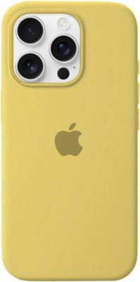 Celvas Back Cover for iPhone 16 PRO(Yellow, Silicon, Pack of: 1)