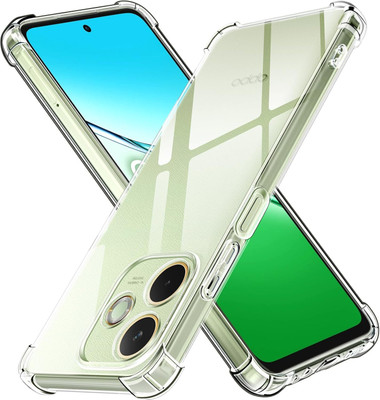 CLOYAAR Back Cover for Oppo A5 Pro 5G(Transparent, Camera Bump Protector, Silicon, Pack of: 1)