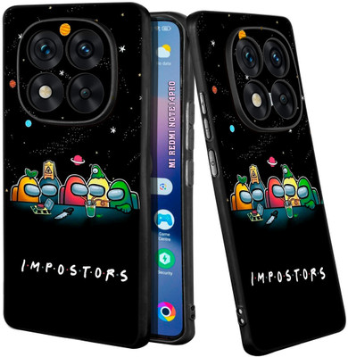 CLASSYPRINT Back Cover for Redmi Note 14 Pro 5G, Poco X7 5G(Black)