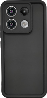 SCALEBEE Back Cover for Redmi Note 13 Pro 5G / Poco X6 5G Soft Silicone Anti Shock Scratch Proof Phone Case(Black, Flexible, Silicon, Pack of: 1)