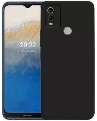 INSTYLE Back Cover for Nokia C21 Plus(Black, Silicon)
