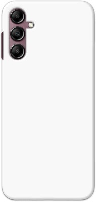 NDCOM Back Cover for Samsung Galaxy A14 5G Plain White Printed Hard Case(Multicolor, Hard Case, Pack of: 1)