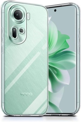 spaziogold Back Cover for Oppo Reno 11 5G (Crystal Clear | Soft & Flexible TPU | Camera Protection)(Transparent, Shock Proof, Silicon, Pack of: 1)