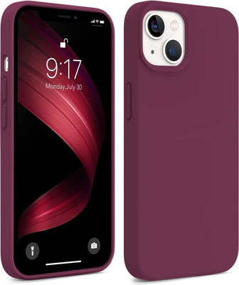 fi-yonity Back Cover for iPhone 13(Maroon, Shock Proof, Silicon, Pack of: 1)