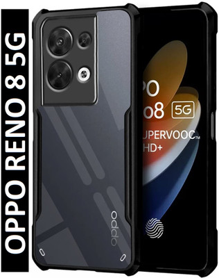 KWINE CASE Back Cover for OPPO Reno8 5G(Black, Pack of: 1)