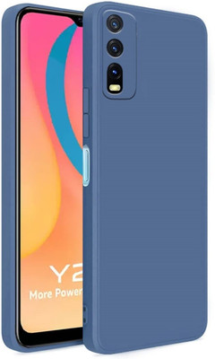 ZAMN Back Cover for VIVO Y20G(Blue, Silicon, Pack of: 1)