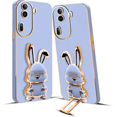 SYOTT Back Cover for OPPO Reno11 Pro 5G, OPPO Reno11 Pro, OPPO Reno 11 Pro 5G, OPPO Reno 11 Pro(Blue, Gold, Cases with Holder, Silicon, Pack of: 1)