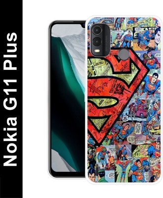 Artage Back Cover for Nokia G11 plus(Multicolor, Dual Protection, Silicon, Pack of: 1)