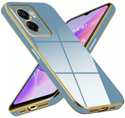 Vonqo Back Cover for OPPO K10 5G(Blue, Dual Protection, Silicon, Pack of: 1)