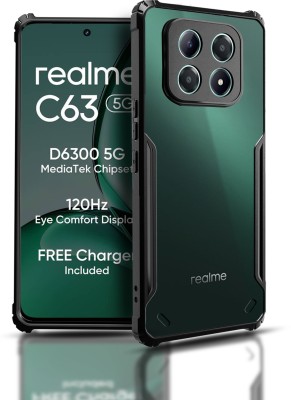 Flipkart SmartBuy Back Cover for RealMe C63 5G(Black, Shock Proof, Pack of: 1)