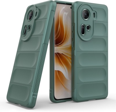GLOBAL NOMAD Back Cover for OPPO Reno 11 5G(Green, 3D Case, Silicon, Pack of: 1)