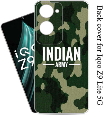 Vojica Back Cover for IQOO Z9 Lite 5G, I2306 Indian Army Back Cover(Multicolor, Flexible, Silicon, Pack of: 1)