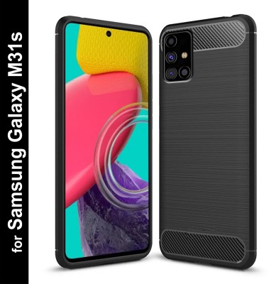 Zapcase Back Cover for Samsung Galaxy M31s(Black, Grip Case, Silicon, Pack of: 1)