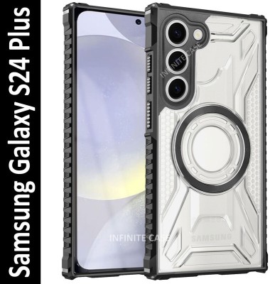 Infinite Case Back Cover for Samsung Galaxy S24 Plus 5G(Black, Camera Bump Protector, Pack of: 1)