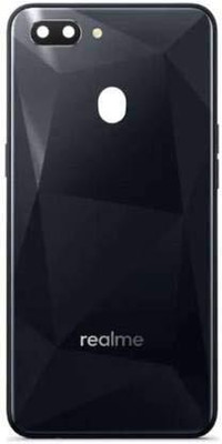AAA Spares For Realme 2 Back Glass Back Panel(Black)
