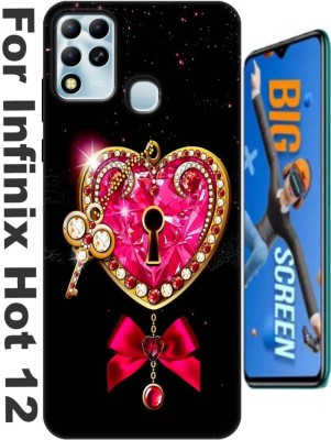 Designor Protective Case for Infinix Hot 12 Back Cover 2766(Multicolor, Silicon, Pack of: 1)