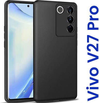 Stunny Back Replacement Cover for VIVO V27 PRO (5G), VIVO V27 Pro(Black, Matte Finish, Pack of: 1)