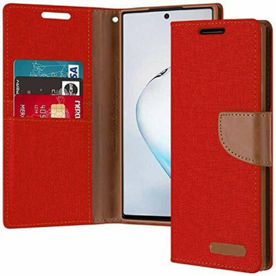 Trounce Book Cover for Vivo X80 Pro(Red, Card Holder, Pack of: 1)