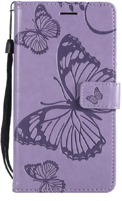 Trounce Book Cover for VIVO Y71(Purple, Cases with Holder, Pack of: 1)