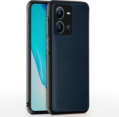 Pikkme Back Cover for Vivo V25 5G(Blue, Grip Case, Pack of: 1)