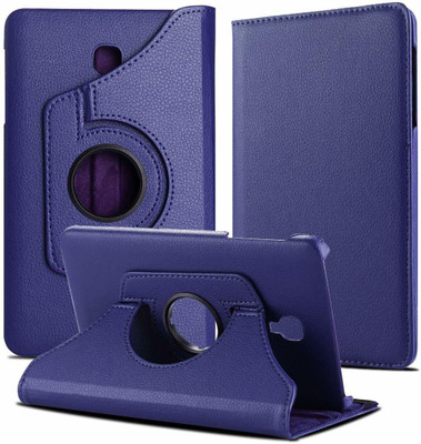 Mobilejoy Book Cover for Samsung Galaxy Tab A (8.0 Inch) 2017 (Compatible Model-SM-T380/T385)(Blue, Dual Protection, Pack of: 1)