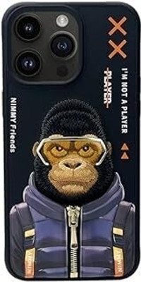 mymobilecase Back Cover for IPHONE 15, IPHONE GORILLA DESIGNCOVER, Iphone NIMMY design, Animal design(Black, 3D Case, Pack of: 1)