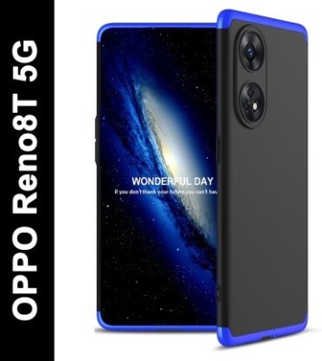 MatteSmoke Back Cover for Oppo Reno8T 5G(Blue, Camera Bump Protector, Pack of: 1)