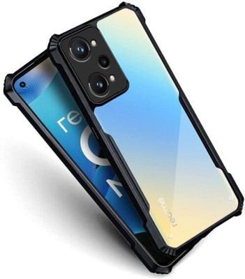 AKSP Bumper Case for Realme Gt Neo 3T Acrylic Hard Cover(Transparent, Black, Dual Protection, Pack of: 1)