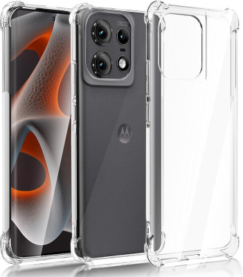 Elica Back Cover for Moto Edge 50 Pro 5G(Transparent, Shock Proof, Silicon, Pack of: 1)