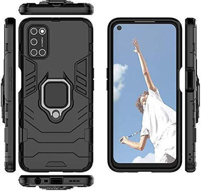 SUCH Flip Cover for Back Cover for Oppo A52_ CPH2061 (Black, Pack of: 1)(Black, Camera Bump Protector, Pack of: 1)