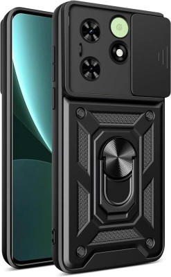 CONNECTPOINT Bumper Case for Infinix Smart 8(Black, Rugged Armor, Pack of: 1)