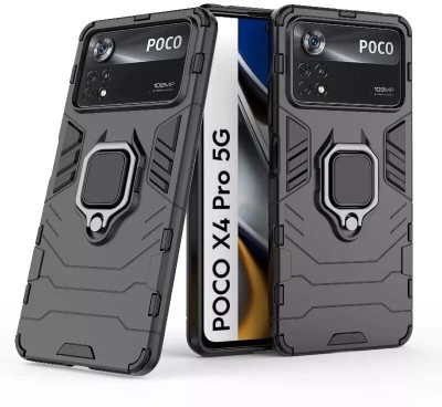 DropFit Bumper Case for Poco X4 Pro 5G(Black, Ring Case, Pack of: 1)