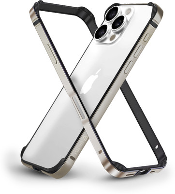 RAEGR Bumper Case for Apple iPhone 16 Pro (6.3-Inch) (2024)(Grey, Pack of: 1)