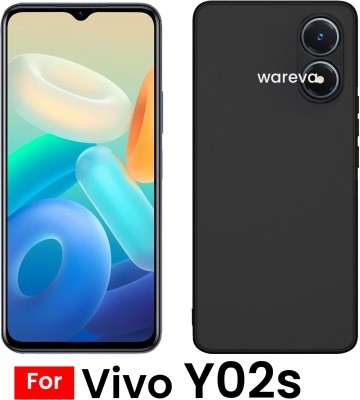 WAREVA Bumper Case for VIVO Y02s(Black, Shock Proof, Pack of: 1)