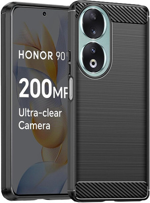 Elica Bumper Case for Honor 90 5G(Black, Shock Proof, Silicon, Pack of: 1)