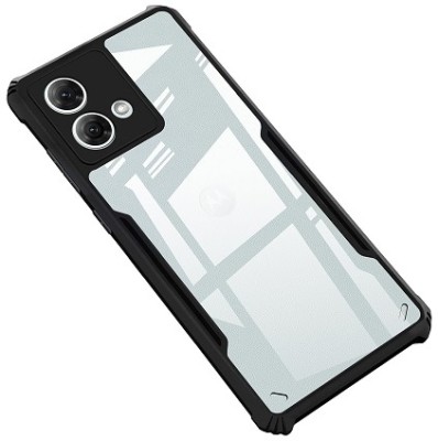 AKSP Bumper Case for Motorola Moto G84 5G /Moto G84 5G Full Camera Protection(Transparent, Black, Shock Proof, Pack of: 1)