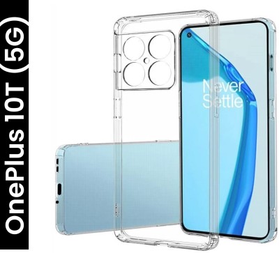 WAREVA Bumper Case for ONEPLUS 10T, OnePlus 10T, ONEPLUS 10T '5G'(Transparent, Dual Protection, Silicon, Pack of: 1)