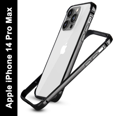 RAEGR Bumper Case for Apple iPhone 14 Pro Max(Black, Pack of: 1)