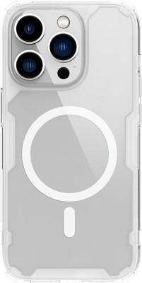 Nillkin Bumper Case for Apple iPhone 14 Pro Max, Nature Soft TPU Pro Magnetic Back Cover(Transparent, Magsafe, Pack of: 1)